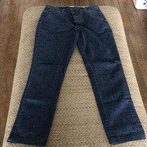 GAP Navy Blue Patterned Pants